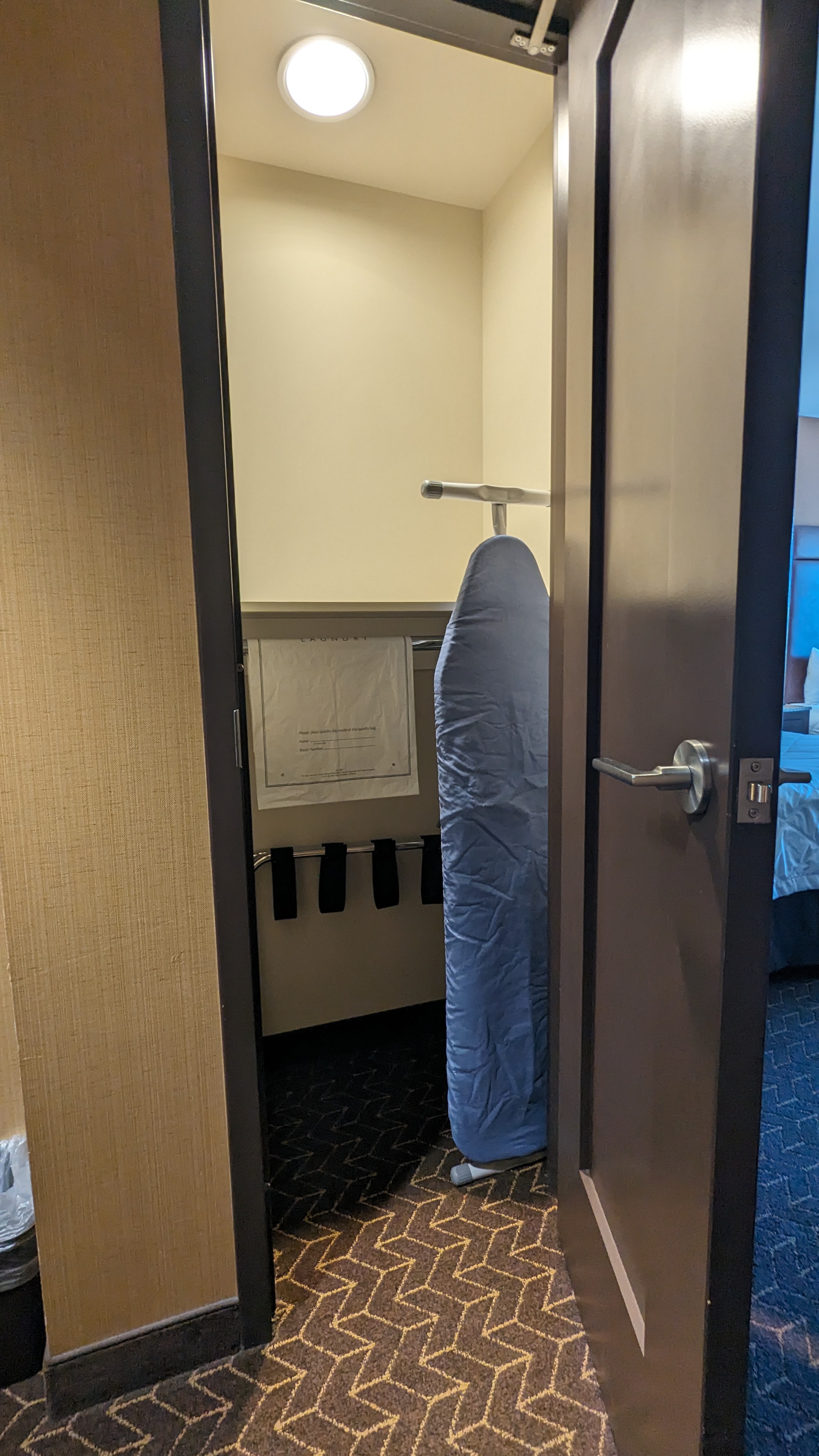 ADA room closet