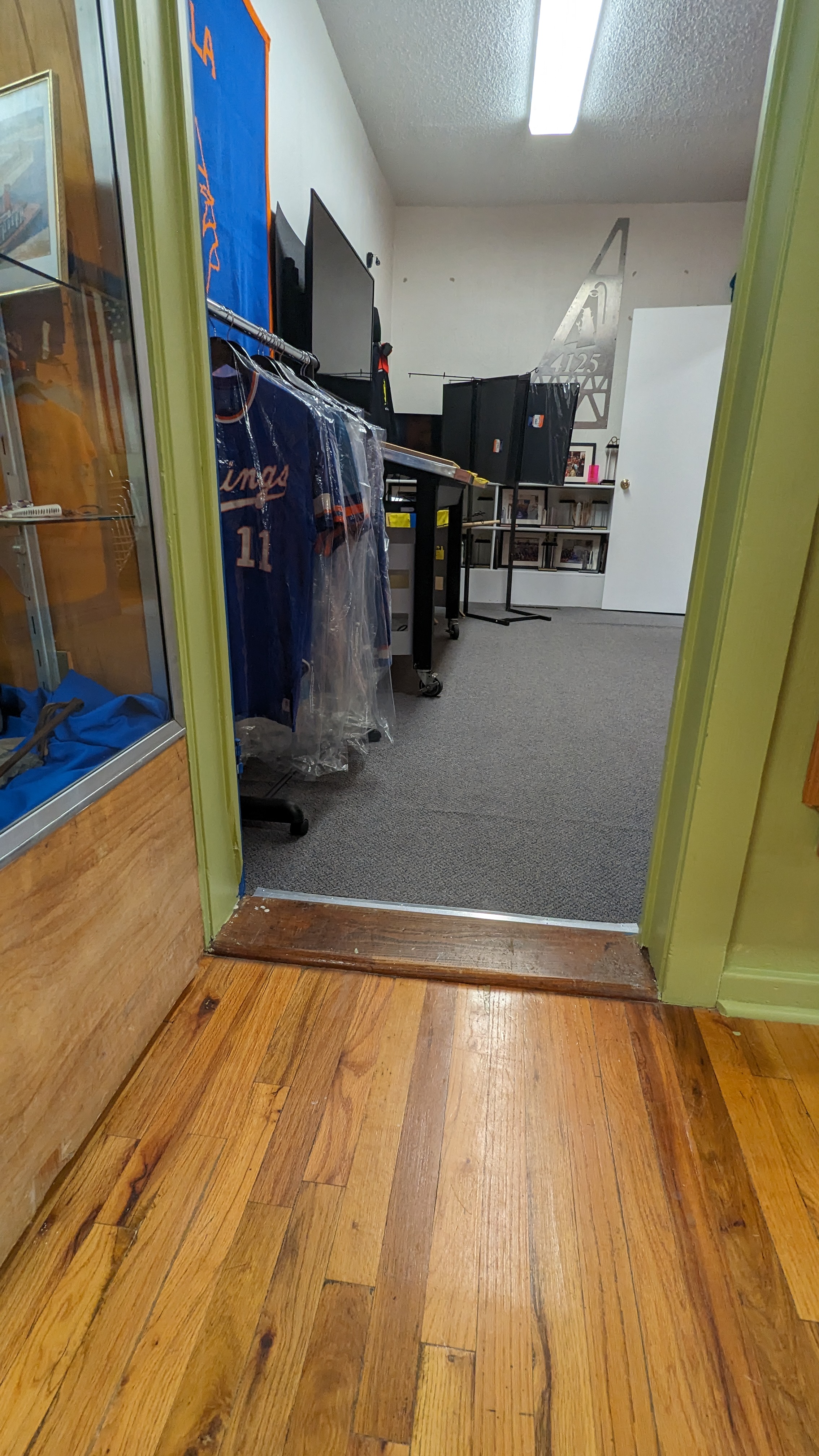 Transition into room