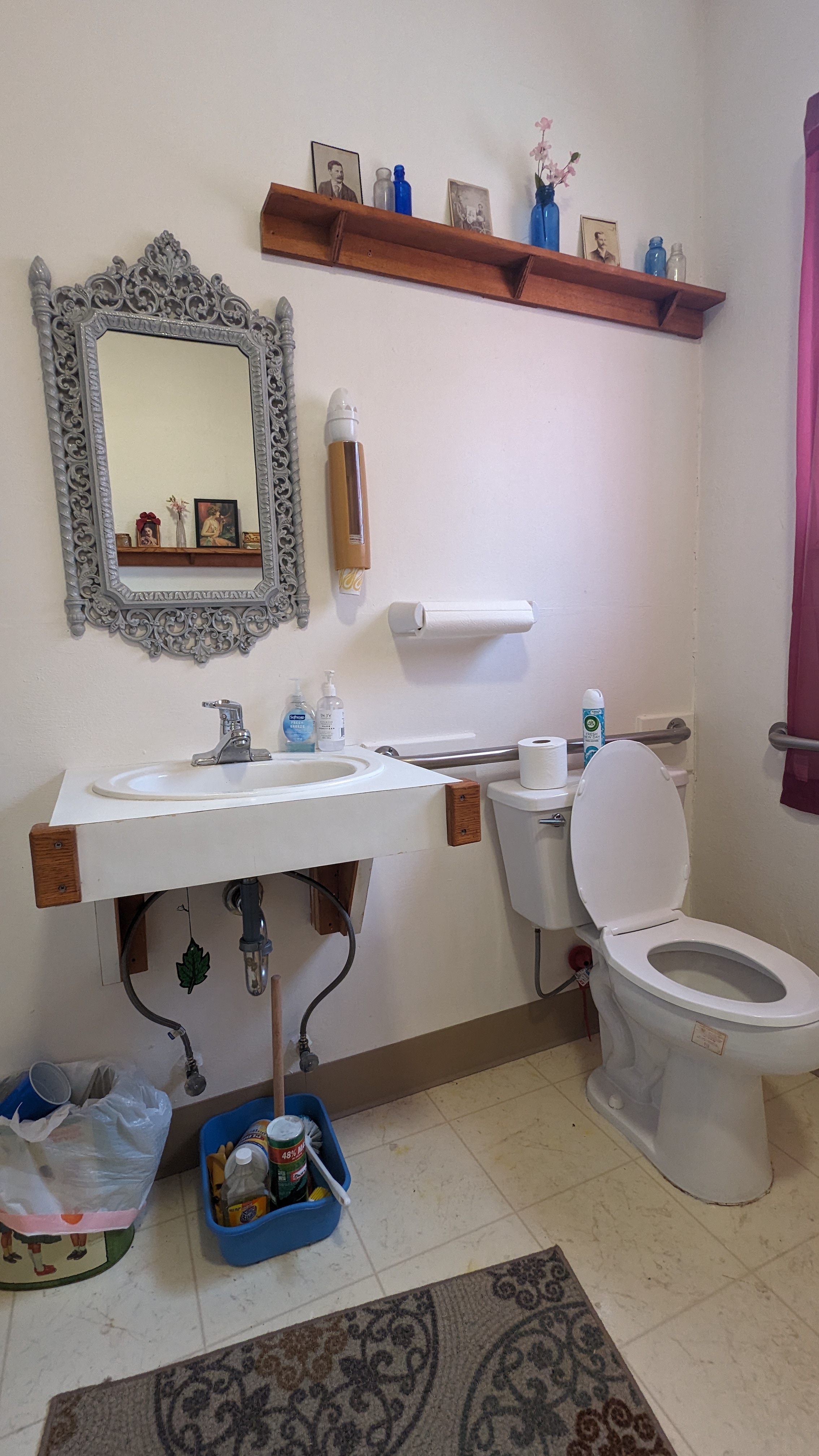 Toilet and sink