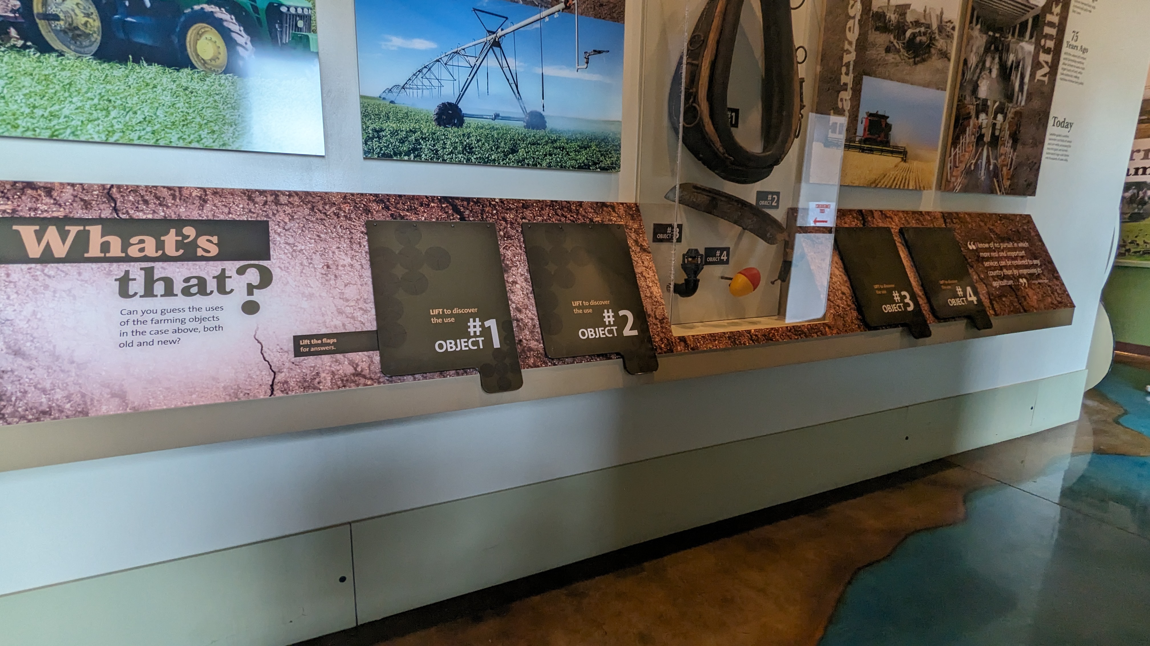 Interactive displays easily opened with closed fist