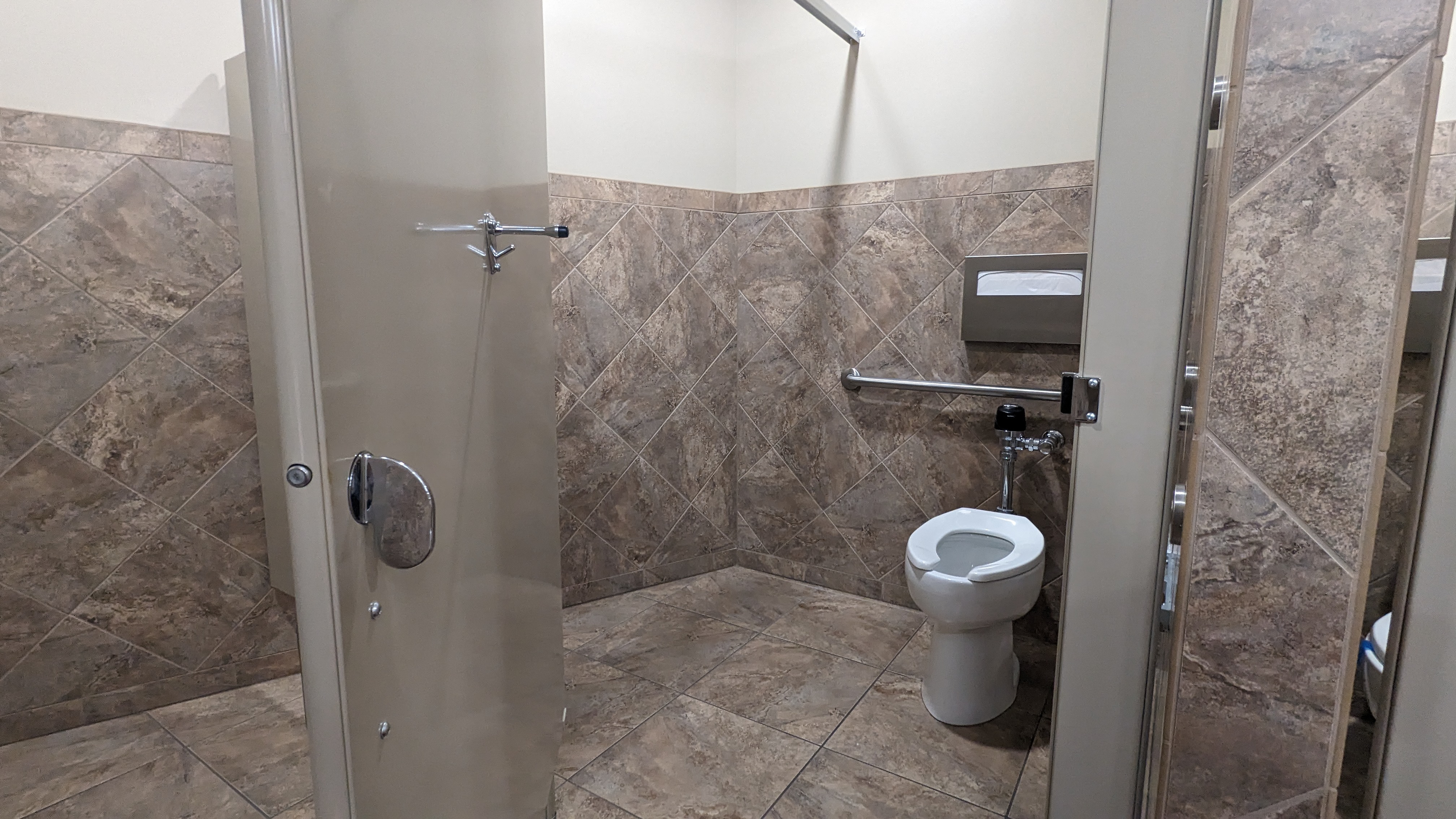 ADA stall in women's restroom